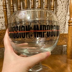 Mission Impossible Giant Safe House Glass Goblet Novelty Challenge